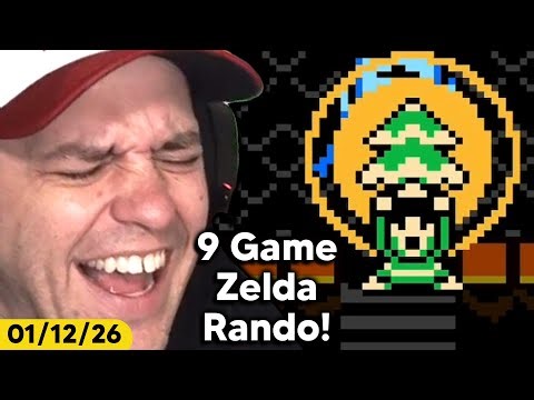Finding the Ancient Wood [nice] in this 9 Zelda Game Randomizer!