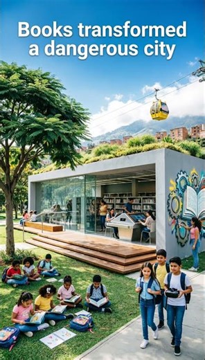 Books & Cable Cars: How Medellín Transformed Education #shortvideo #viralvideo #subscribemychannel