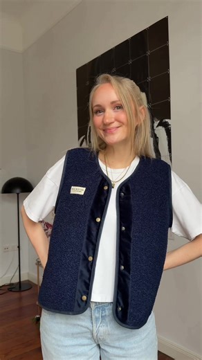 Sew a Vest with the Werner Pattern Using Teddy Fabric