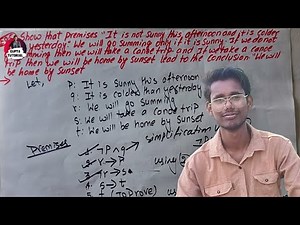 Rules of inference with Example-5 || Discrete Structures || #fullexplanation #importantquestions