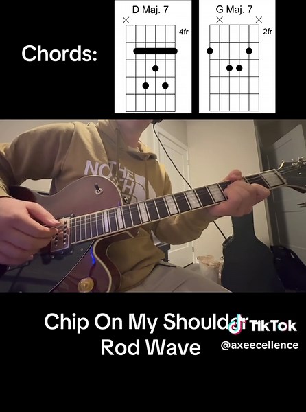 Rod Wave's 'Chip On My Shoulder' Guitar Lesson