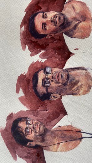 Hera Pheri ❤️ Watercolor Painting || Inbox me for Online/Offline Classes #drawing #art #watercolor #portrait #painting | Sarkar Art