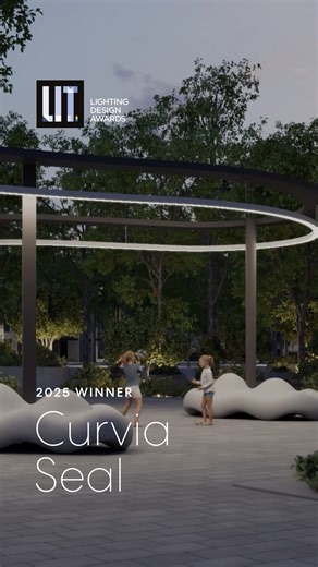 Lumenwerx on Instagram: "Proud to share that Curvia Seal has been awarded a 2025 LIT Lighting Award. Precision engineered, Curvia Seal delivers seamless curvilinear illumination outdoors with IP65 performance while maintaining the unique, timeless aesthetic of the Curvia Collection. Thank you to the LIT jury and congratulations to Team Lumenwerx. Check out link in Bio. #Lumenwerx #Curvia #CurviaSeal #CurviaSlimSeal #ArchitecturalLighting #OutdoorLighting #LITAwards2025"
