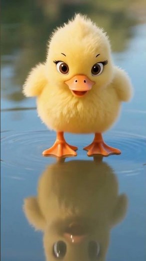 🐥 Το Παπάκι και η Αντανάκλασή του | The Duckling and Its Reflection | #cuteduck #Cute #animation