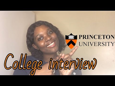 My Princeton interview // C’25
