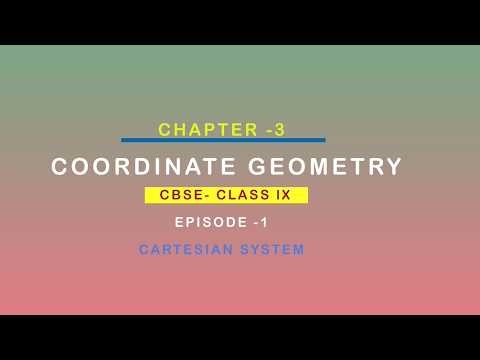 Class 9 Maths | Coordinate Geometry | The Cartesian System | Episode 1 | CBSE