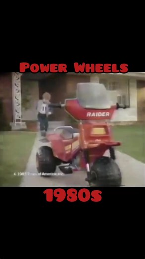 Power wheels 1980s commercial