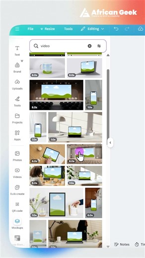 Create video mockups in Canva in 3 steps
