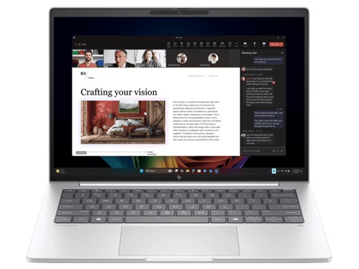 HP EliteBook 8 G1i 14 inch Notebook Next Gen AI PC, Silver