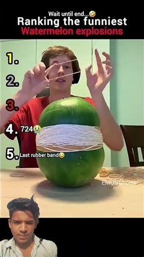 Ranking the Funniest Watermelon explosions #funny #short