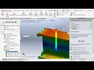 01 - Solidworks Simulation flexion simple