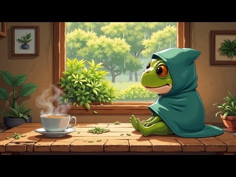 🐸 Cozy Frog Lofi | Relaxing Rain & Chill Study Beats