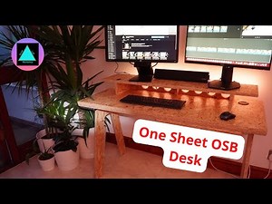 Make OSB Furniture. Editing desk for my Mac Mini.