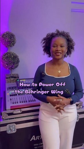 How to Power Off the Behringer Wing | Behringer Wing Series