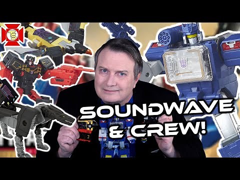 TRANSFORMERS SOUNDWAVE & CREW Titans Return Review