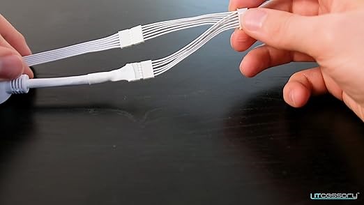 Litcessory splitter tutorial for Philips Hue Lightstrip