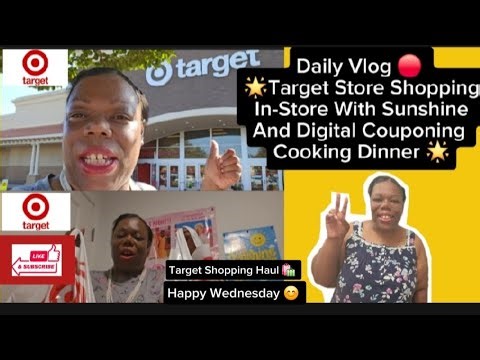 VLOG 🔴DayinmylifeVlog In Store Target Department Store Target Store Shopping Haul AND Cooking .