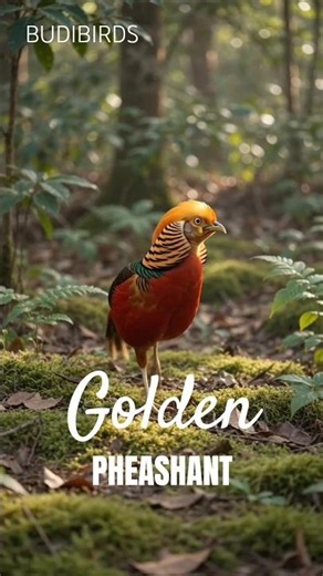 🌈 Watch The Stunning Golden Pheasant Perform Its Beautiful Courtship Display And Song #golden