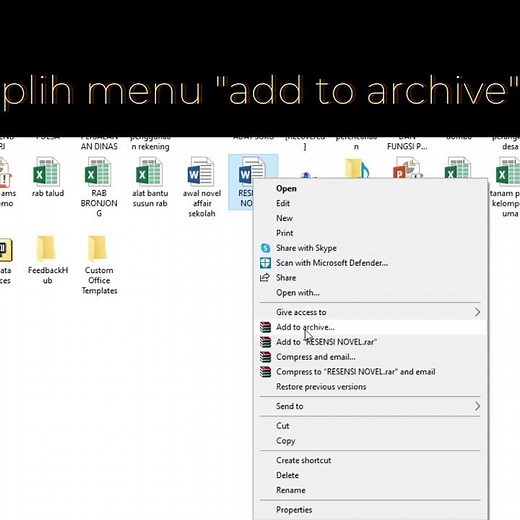 cara kunci file di komputer/laptop dengan mudah tanpa aplikasi #alvin722 #short #shorts #cara #tips