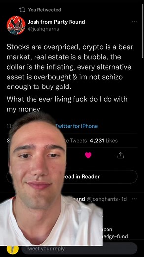 Where should I be investing rn? #investing #startup #stocks #crypto #web3