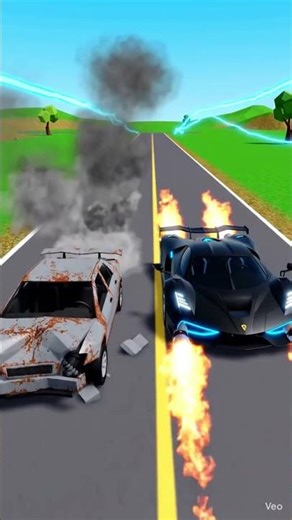 $1 Car vs $1,000,000 Supercar #roblox