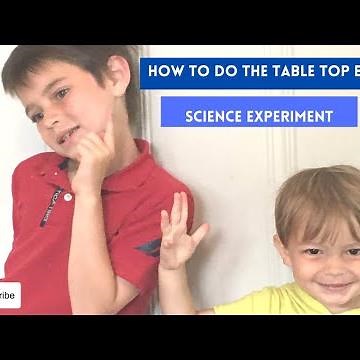 How to make table top bubbles Science Lab science experiment