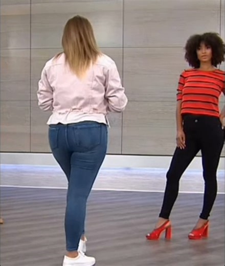 HSN models modeling jeans 40