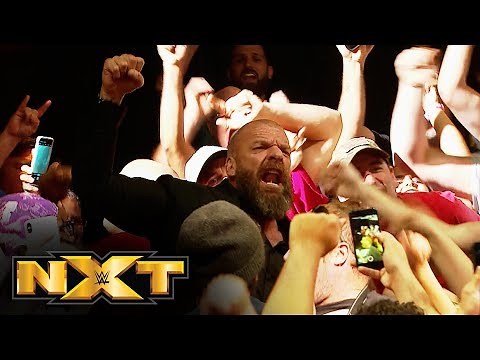 Triple H rejoices with NXT crowd following live premiere: NXT Exclusive, Sept. 18, 2019