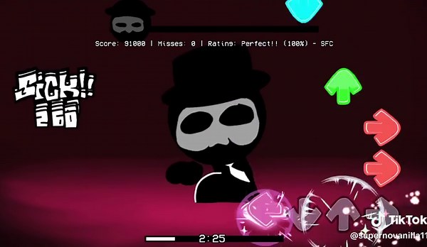 Phantasm Black Ver in FNF: A Unique Mod Experience