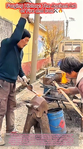 Forging History: The Ancient Art of Fire and Iron⚒️🔥
