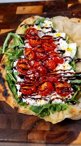 6.6M views · 45K reactions | Burrata Caprese Pizza Sandwich Finally made the pizza sandwich I’ve been thinking about for months. Crispy dough, burrata, pesto, seared tomatoes, arugula, balsamic glaze. It hits all the right notes and definitely helps ease the FOMO of not being in Italy this summer. #burrata #sandwich #pizzasandwich #pizza #caprese #pesto Burrata sandwich Caprese sandwich Pizza sandwich Caprese pizza Burrata pizza recipe | Yarin Shachagi | Facebook