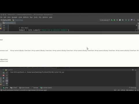 Python GUI Development with GTK+ 3 - Tutorial 10 - Text Styling
