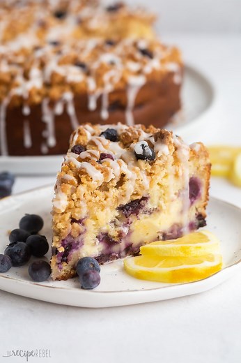Lemon Blueberry Cream Cheese Coffee Cake Recipe