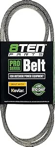 8TEN Belt with Kevlar for Ariens Gravely Zoom 1634 YT1742H 07237900 Ferris CCW36 5021770 Snapper LT2044 1601672 61 1/2 x 1/2