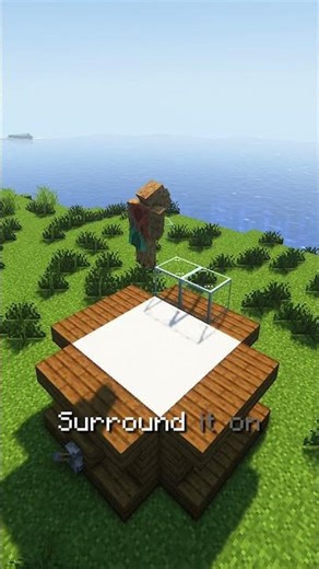 Easy Working Snow Globe in Minecraft!