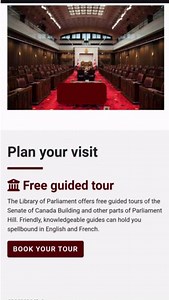 Plan your visit to the Senate of Canada Building in 3 easy steps! 📍 Download your FREE copy of our illustrated map: https://ow.ly/xg2v50Txh4Q #SenCA #Ottawa #MyOttawa #DiscoverON #ExploreCanada #WorldTourismDay | Senate of Canada - Sénat du Canada