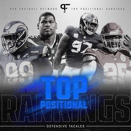 NFL DT Rankings 2024: A New No. 1 After Aaron Donald's Retirement, Thoughts on Top Rookies