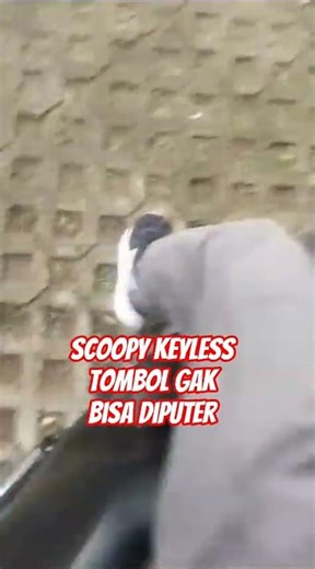 Honda Scoopy keyless aki mati,tombol gak bisa diputer