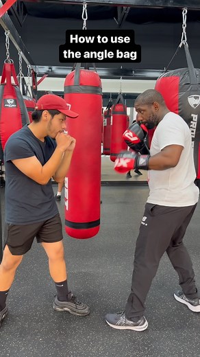How to use the angle bag #boxing #fitness | Brave Boxing Club