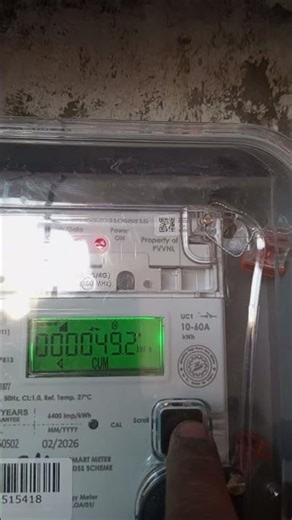 smart Meter import or export units check #solar #electric #greenenergy