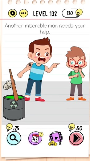 Brain 🧠 Test Tricky Puzzle Level 132 #braintestsolution