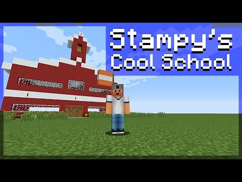 How to build Stampy's Cool School! [1/2] - Minecraft Tutorial