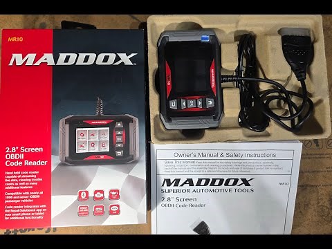 Unboxing the New Maddox MR10 OBD2 Code Reader From Harbor Freight