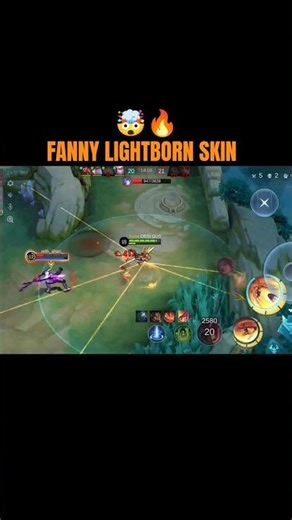 Fanny lightborn skin gameplay #mlbb #mobilelegends #mlbbfriendfest #fannymontage