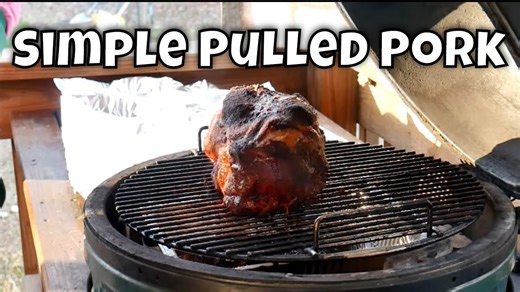 Smoked Pulled Pork Made Easy on the Big Green Egg