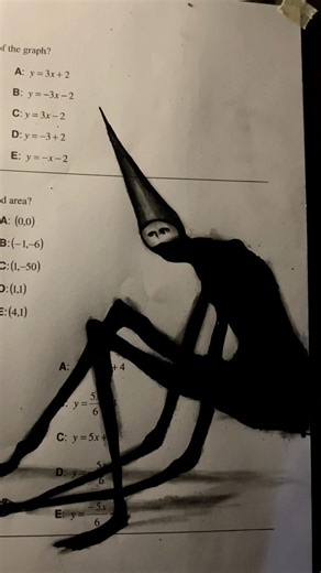 DAY 25 OF TRAUMATIZING MY MATH TEACHER #conezone #creepydrawing #shorts #horror