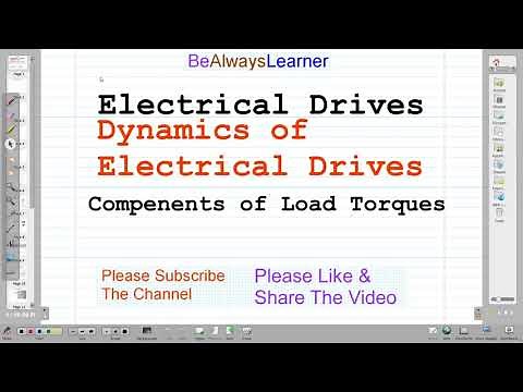 011 | Components of Load Torque ||Dynamics of Electrical Drives | Electrical Drives