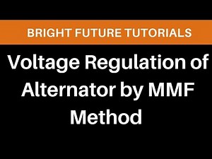 Voltage Regulation of Alternator by MMF Method and SOLVED Problem