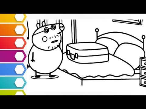 😍daddy🐖pig drawing l easy peppa pig🐷dad drawing for kids l easy drawing l drawing pig l kids drawing
