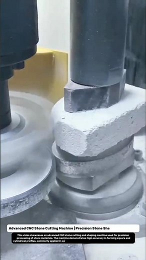 Advanced CNC Stone Cutting Machine | Precision Stone Shaping Technology.